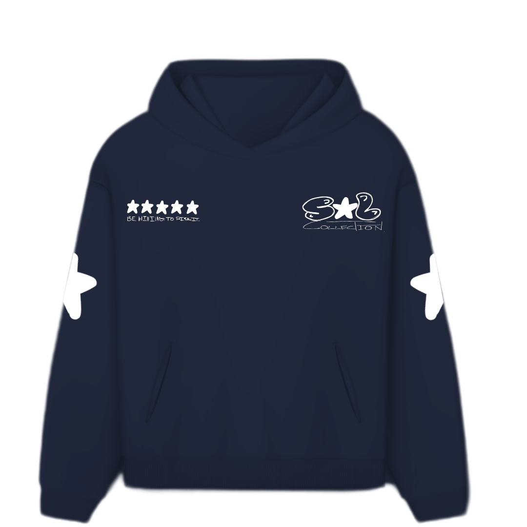 STARLUXE HOODIE NAVY