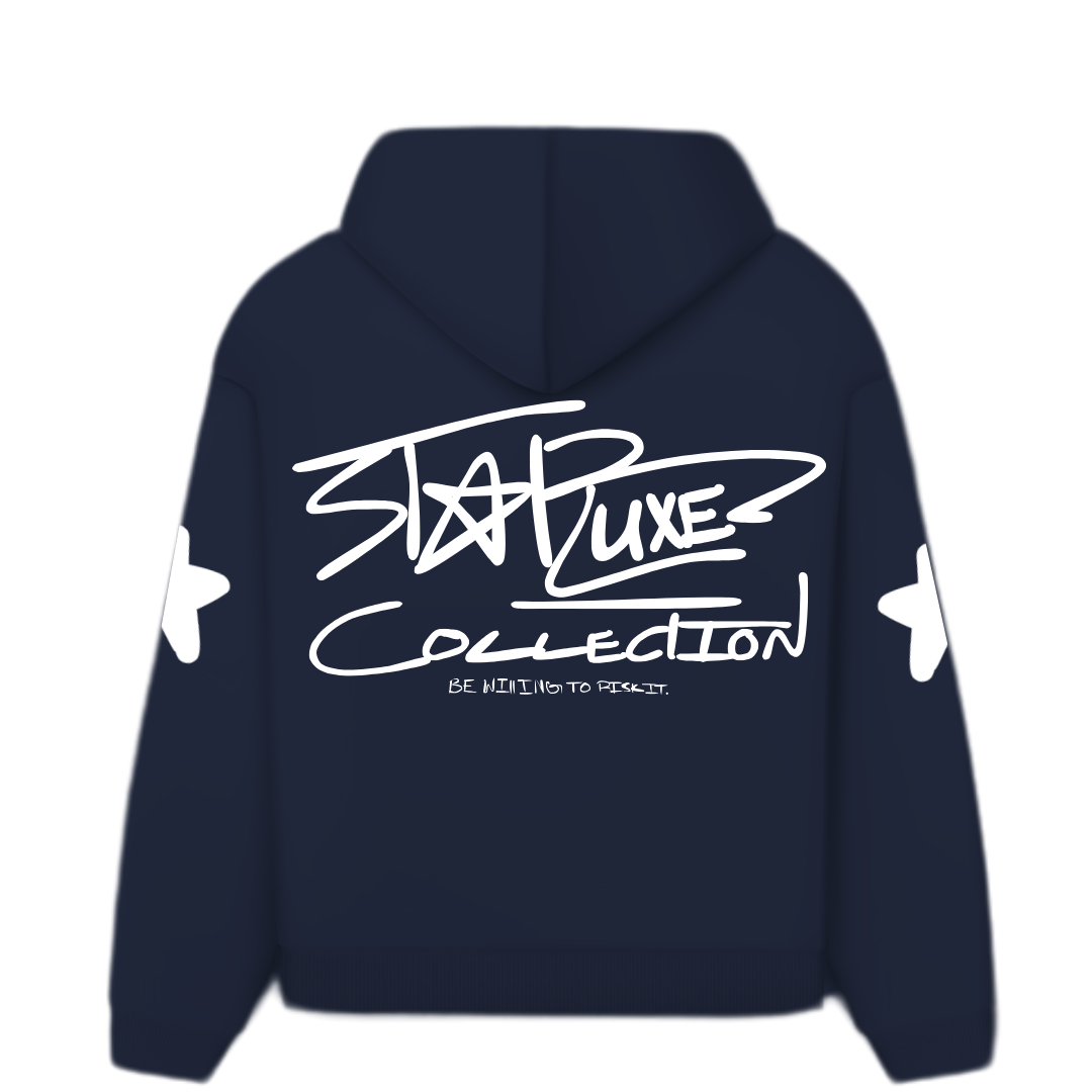 STARLUXE HOODIE NAVY
