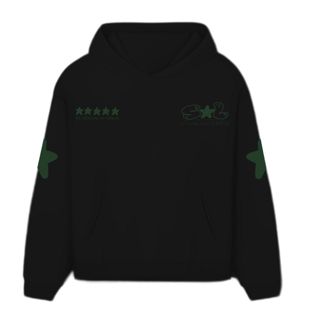 STARLUXE HOODIE HUNTER GREEN