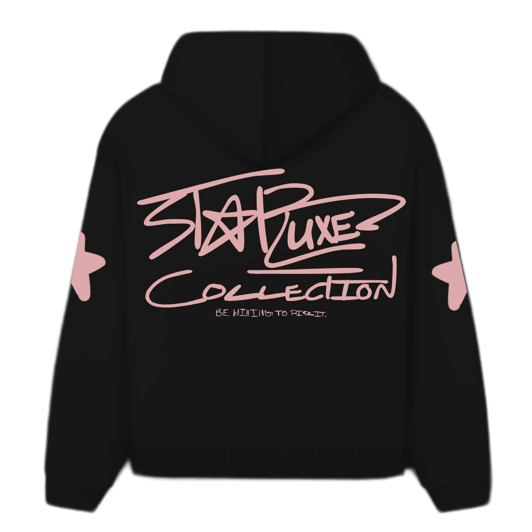STARLUXE HOODIE BABY PINK