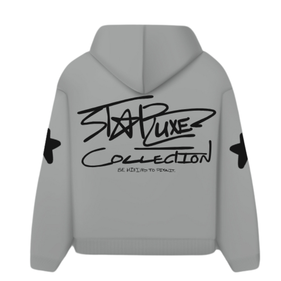 STARLUXE HOODIE STORM GRAY